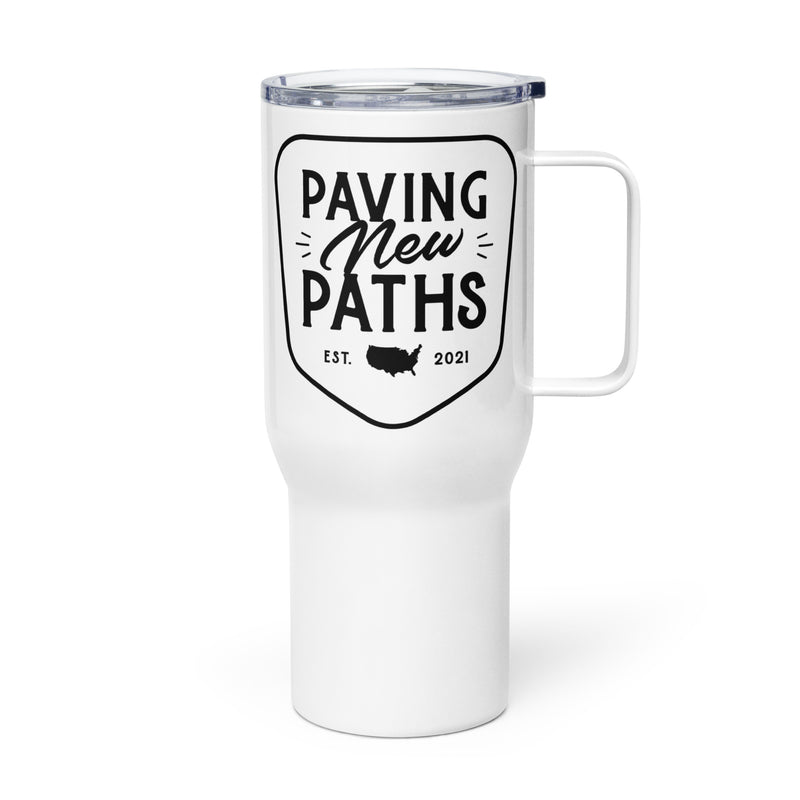 Paving New Paths Badge Travel Mug