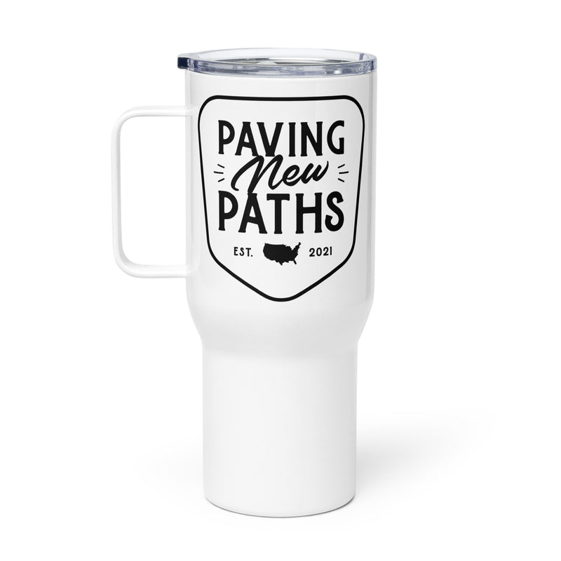 Paving New Paths Badge Travel Mug