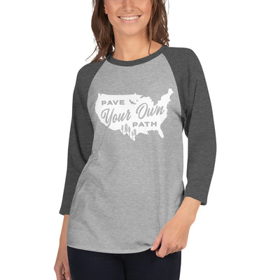 Pave Your Own Path USA Raglan Shirt