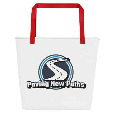Paving New Paths Large Logo Tote Bag