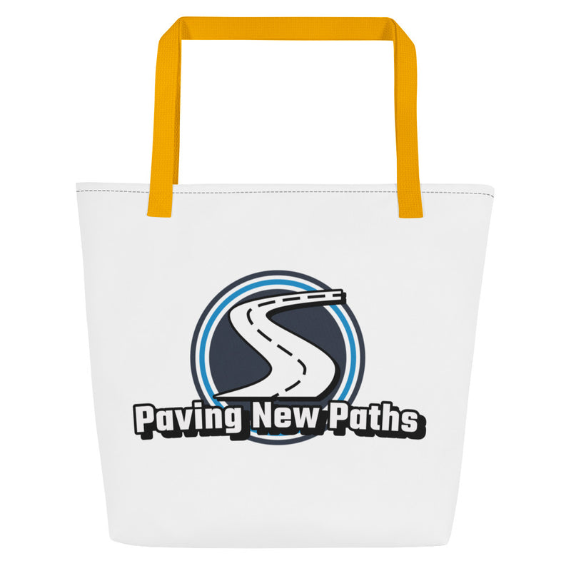Paving New Paths Large Logo Tote Bag