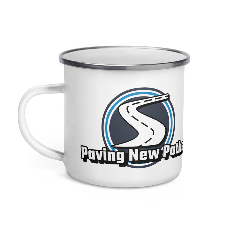 Paving New Paths Enamel Coffee Mug