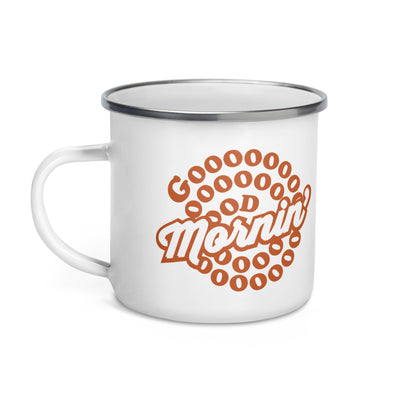 Goooood Mornin's Enamel Coffee Mug