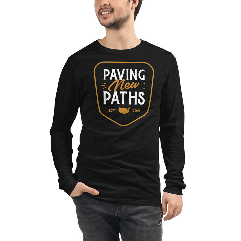 Unisex Paving New Paths Badge Long Sleeve T Shirt