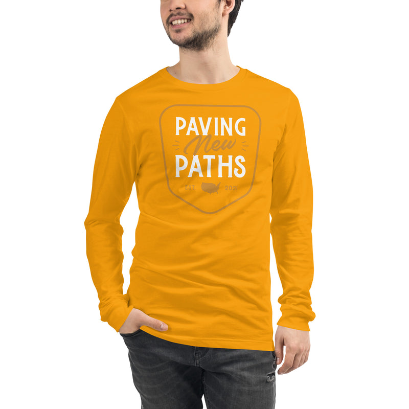 Unisex Paving New Paths Badge Long Sleeve T Shirt