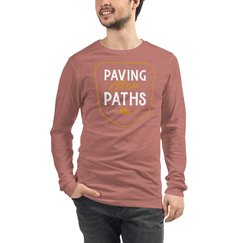 Unisex Paving New Paths Badge Long Sleeve T Shirt