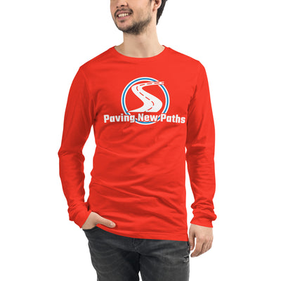 Unisex Paving New Paths Large Logo Long Sleeve T Shirt