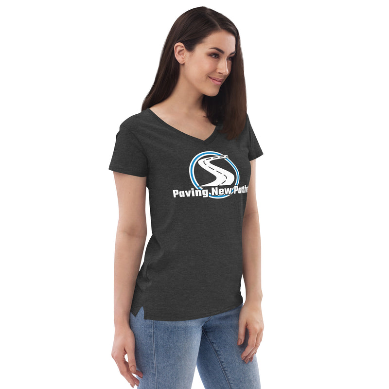 Women’s Paving New Paths Large Logo V-Neck T-Shirt