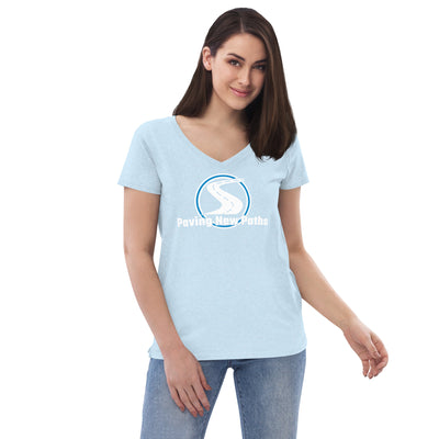 Women’s Paving New Paths Large Logo V-Neck T-Shirt