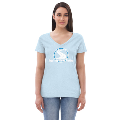 Women’s Paving New Paths Large Logo V-Neck T-Shirt
