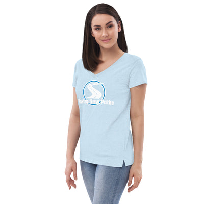 Women’s Paving New Paths Large Logo V-Neck T-Shirt