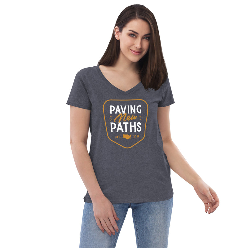Women’s Paving New Paths Badge V-Neck T-Shirt