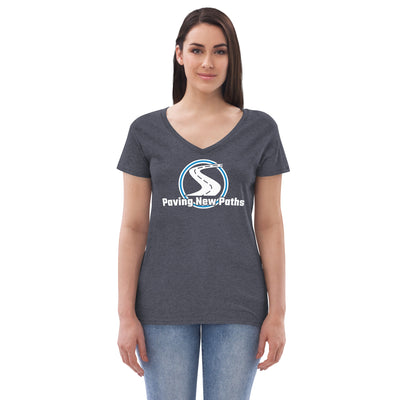 Women’s Paving New Paths Large Logo V-Neck T-Shirt