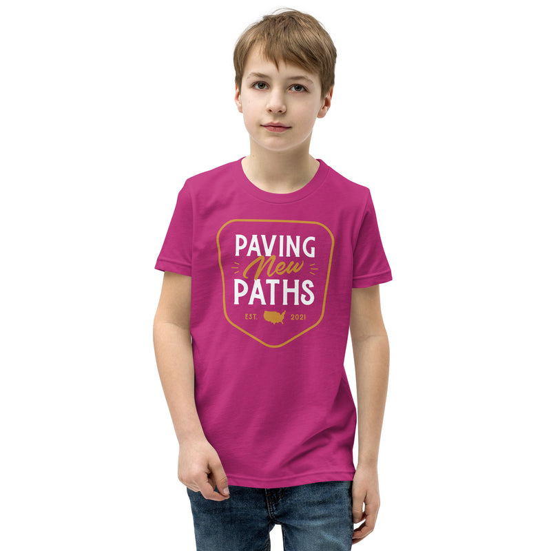 Paving New Paths Badge Youth T-Shirt