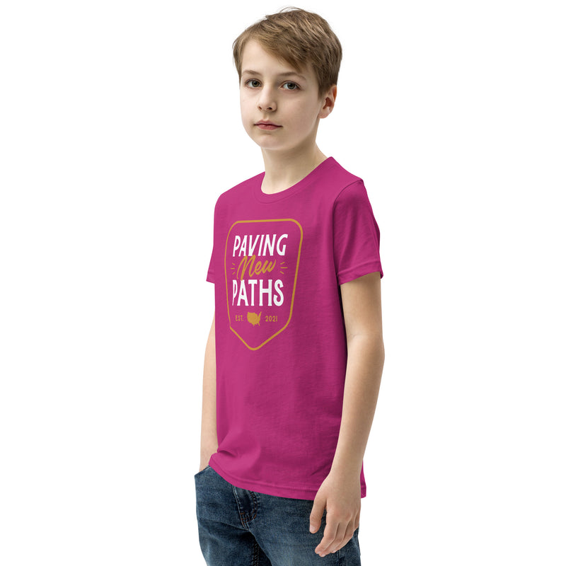 Paving New Paths Badge Youth T-Shirt