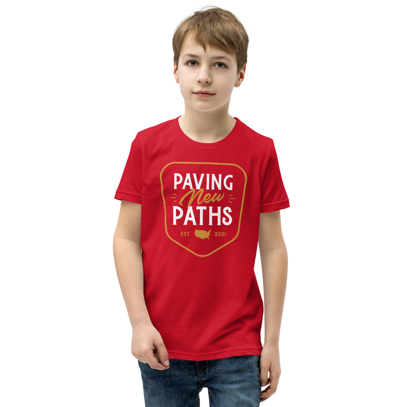 Paving New Paths Badge Youth T-Shirt